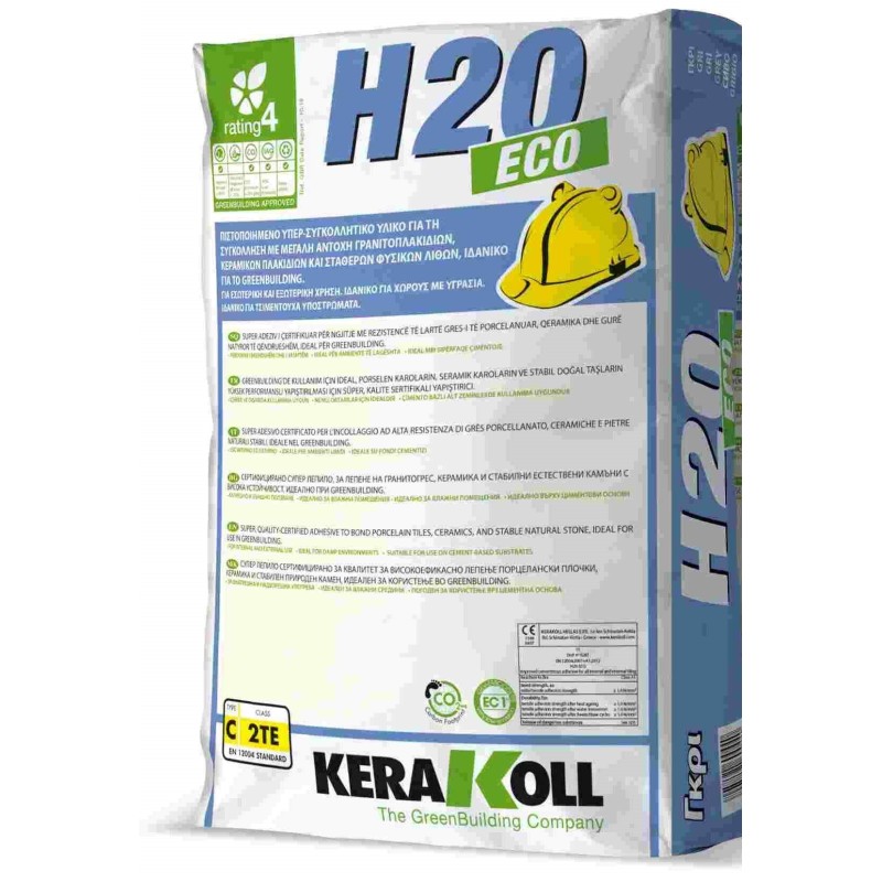 Κόλλα πλακιδίων H20 Eco Γκρί